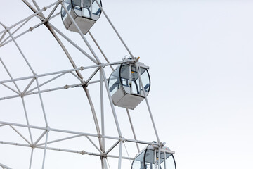 Ferris wheel against the sky.