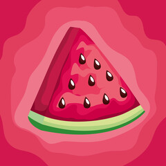 watermelon fresh fruit label