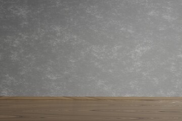 3d render background for product display with concrete wall