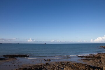 view of the sea and beach