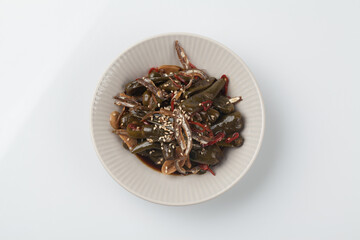 Food, food, side dishes, dried anchovies, salty, side dishes, side dishes, anchovies, stir-fried anchovies, chili peppers, food,