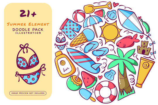 Summer Element Doodle Pack