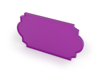  Ramadan Purple Text Holder	
