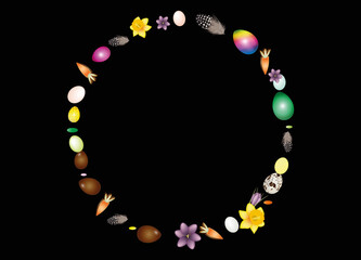 österlicher Kranz für Ostern