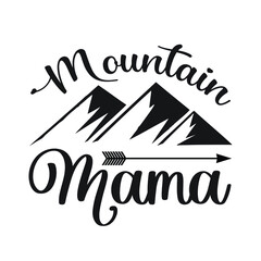 MOM  T-shirt Design Vector. Good for Clothes, Greeting Card, Poster, and Mug Design. Printable Vector Illustration, EPS 10.