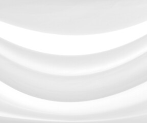 White illustrations, curves and gray shadows, abstract background texture.