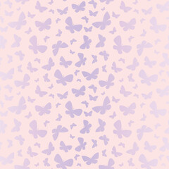 Gradient butterfly vector pattern, pastel butterfly silhouette