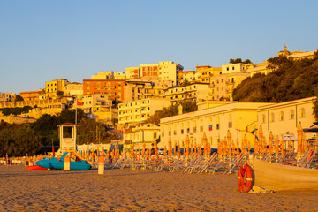 Beach in Rodi Garganico, Apulia, Italy