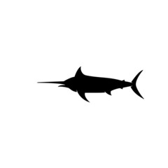 swordfish logo vector icon illustration