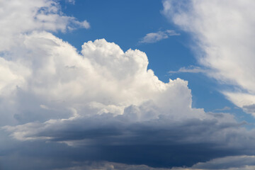 Fototapeta premium blue sky with clouds as background