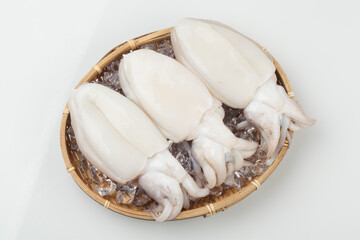 Squid, squid, seafood, seafood, food, food, ingredients, fish market, cooking.