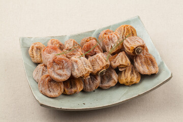 Dried persimmons, persimmons, half dried persimmons, dried persimmons, seedless, fruit, desserts, dried, dried, sweet, food, snacks, fruits, ingredients, desserts.