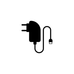 mobile charger icon design template vector