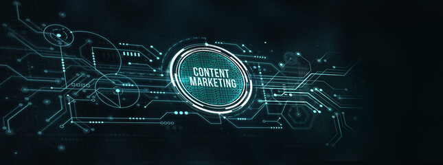 Internet, business, Technology and network concept. Digital Marketing content planning advertising strategy concept. 3d illustration.