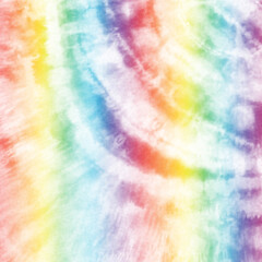 Rainbow white  background. Watercolor paint background.