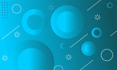 trendy geometric background with ice blue gradient color. suitable for landing page designs, posters, banners