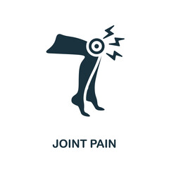 Joint Pain flat icon. Colored element sign from body ache collection. Flat Joint Pain icon sign for web design, infographics and more.