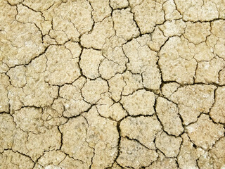 The ground has cracks in the top view for the background