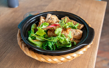 Vietnamesisches Street Food auf einem Straßenfest Foodfestival 