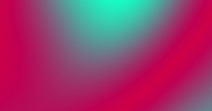 Blurred multicolored gradient backgournd. Soft gradient bacground with four color crossing together. Fluid liquid colored smooth animation. Minimal looop futuristic background in neon color
