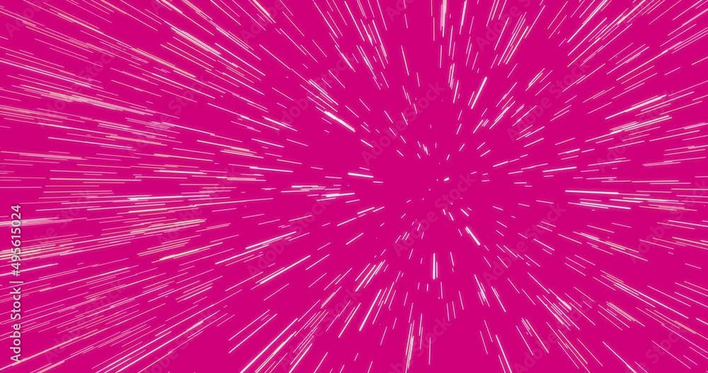 Poster star space effect with bright color background. space boost animation