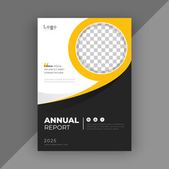 Cover design template corporate business annual report brochure poster company profile catalog magazine flyer booklet leaflet.