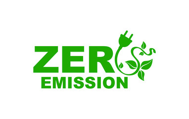 reducing CO2 emissions to stop climate change. green energy background	