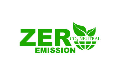 reducing CO2 emissions to stop climate change. green energy background	