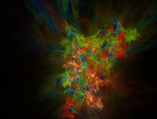 Imaginatory fractal abstract background Image