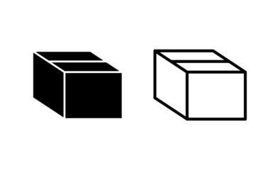 Box icon vector. box sign and symbol, parcel, package
