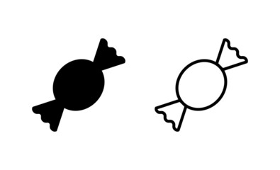 Candy icon vector. candy sign and symbol.