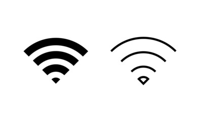 Wifi icon vector. signal sign and symbol. Wireless  icon