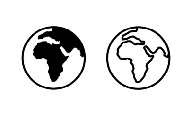 World map vector. Worldmap sign and symbol. Globe icon