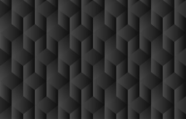 abstract black cube gradient background design. mosaic pattern. 
