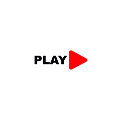 play music vector icon.	