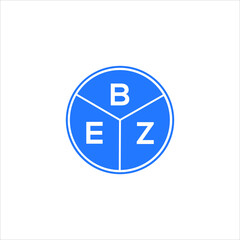 BEZ letter logo design on White background. BEZ creative initials letter logo concept. BEZ letter design.  - obrazy, fototapety, plakaty