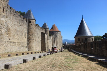 Fototapeta na wymiar Chateau de Carcassonne