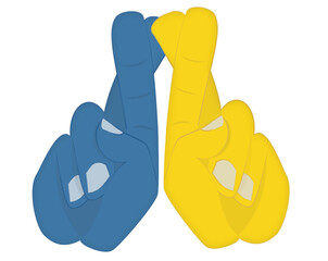 Crossed Finger for Ukraine © Marcin