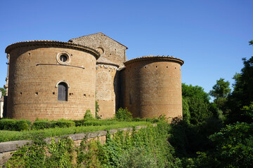 Historic church of Acquapendente, Lazio, Italy