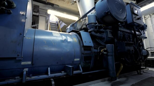  Diesel generator in engine room