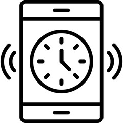 Phone Alarm Icon