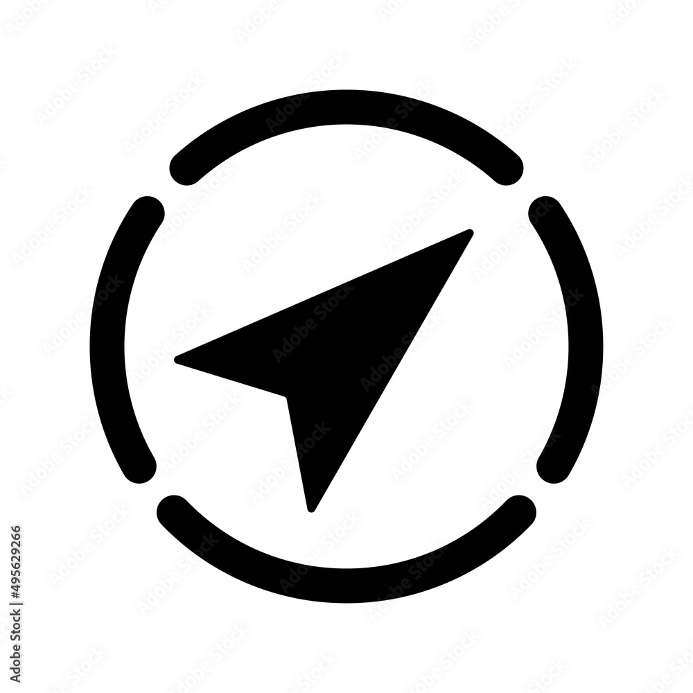Aufkleber directional icon vector with flat design. cursor icon. element of minimalistic icons for mobile conc