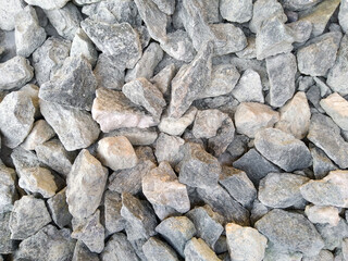 landscaping material big natural stones top layer