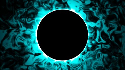 Dying sun animation. Abstract fantasy space object. Video footage suitable for music album cover.