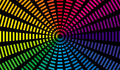 Colorful rainbow vector bakcground. Bright design with colorful lines
