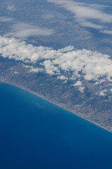 view from airplane window