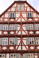 Rathausgiebel der hessischen Fachwerkstadt Wanfried an der Werra