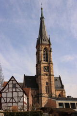 Fototapeta na wymiar Evangelische Stadtkirche zu Wanfried an der Werra