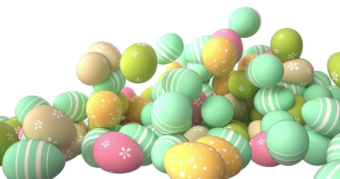 Oster Eier Pop-Up Animation Bunt