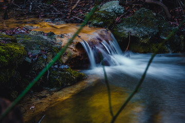 Bach, Wasserfall, Langzeitbelichtung